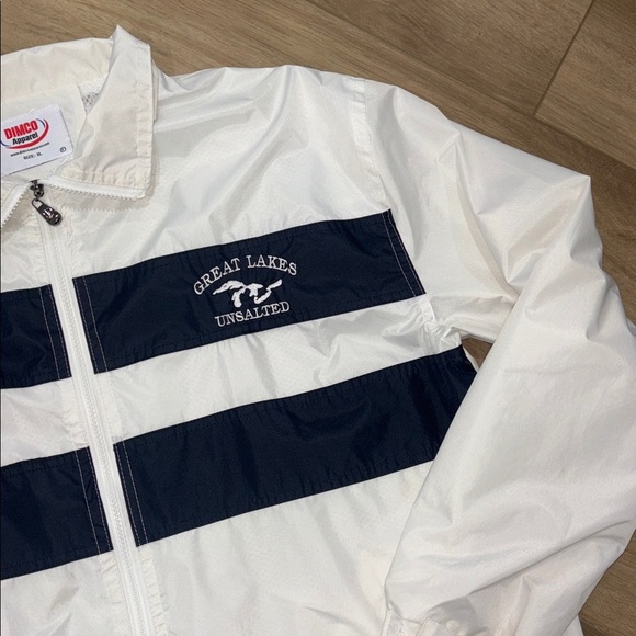 Dimco Apparel Great Lakes Unsalted Boat Windbreaker Rain Full Zip Jacket XLarge - Picture 2 of 5